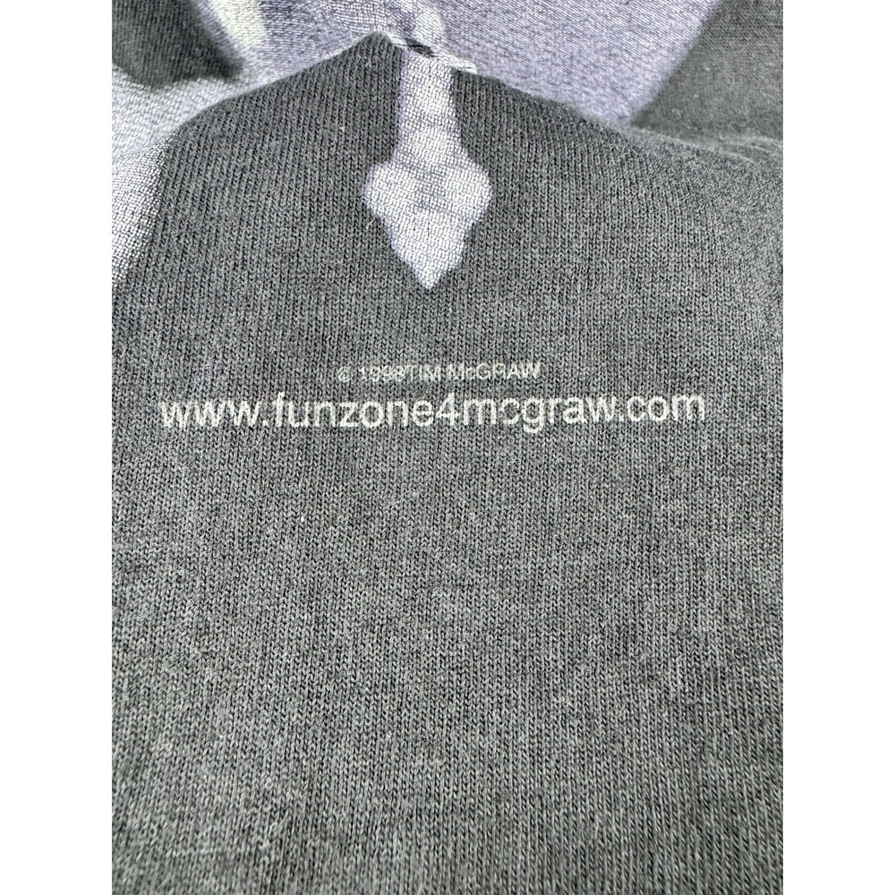 Vintage Murina TIM MCGRAW Long Sleeve T-Shirt Black Graphic Mens XL 90s Country - Picture 4 of 8